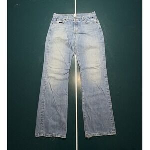 Vtg Lucky Brand Easy Rider Dungarees Jeans Size 8/29 Button Fly Denim 90s USA